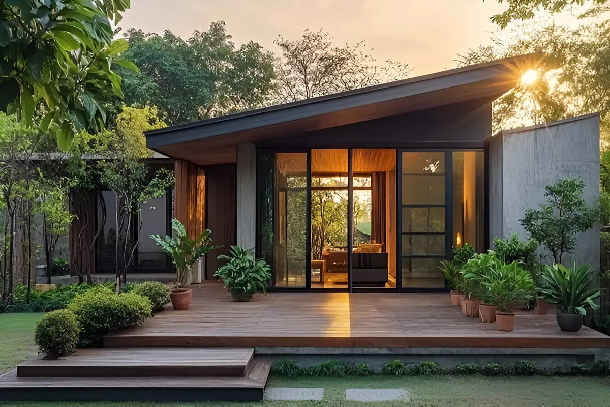 Rumah Kayu Modern