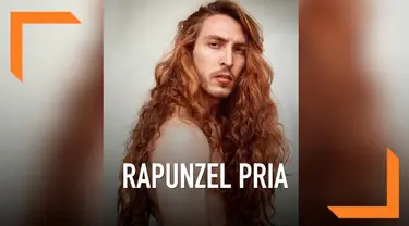 Seorang pria asal Brasil mendadak terkenal karena memiliki rambut yang panjang. Rambutnya yang ikal dan bewarna merah menyerupai tokoh kartun bernama Rapunzel.