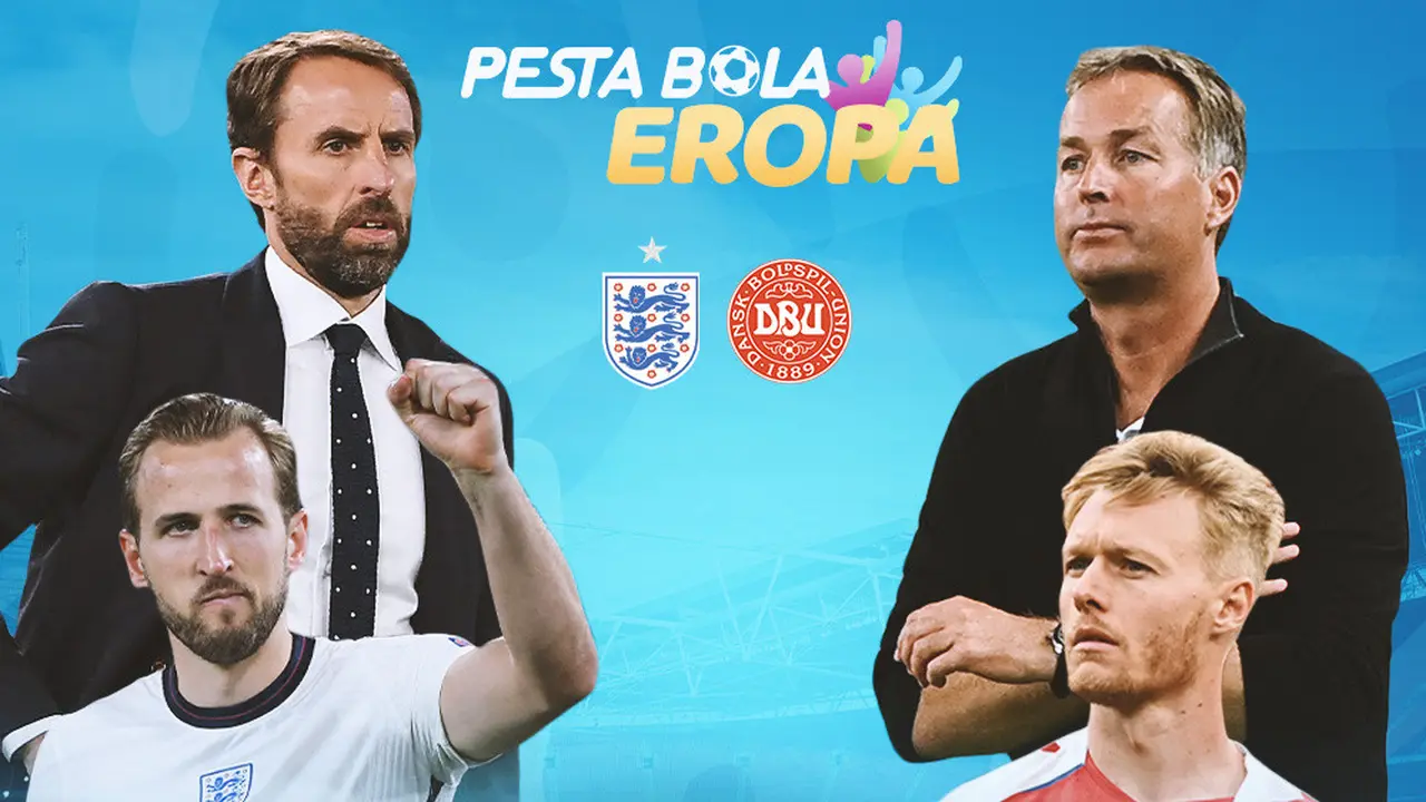 Piala Eropa - Euro 2020 Inggris Vs Denmark - Head to Head