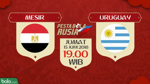 Piala Dunia 2018 Mesir Vs Uruguay