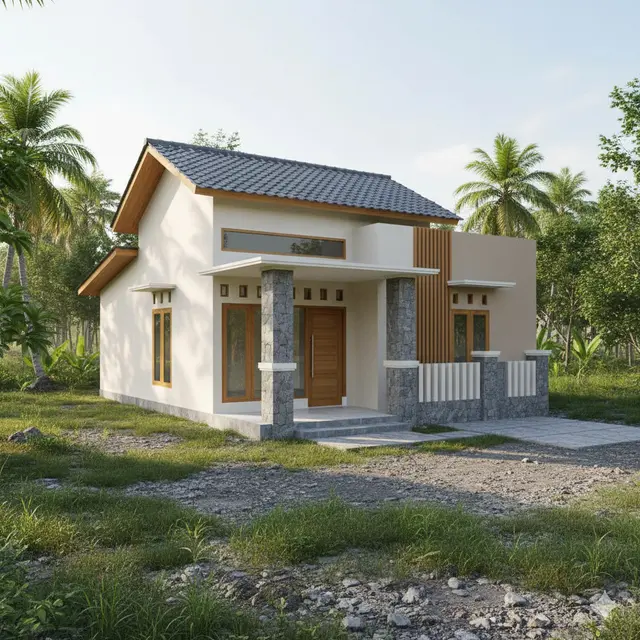 Model Rumah Minimalis di Desa