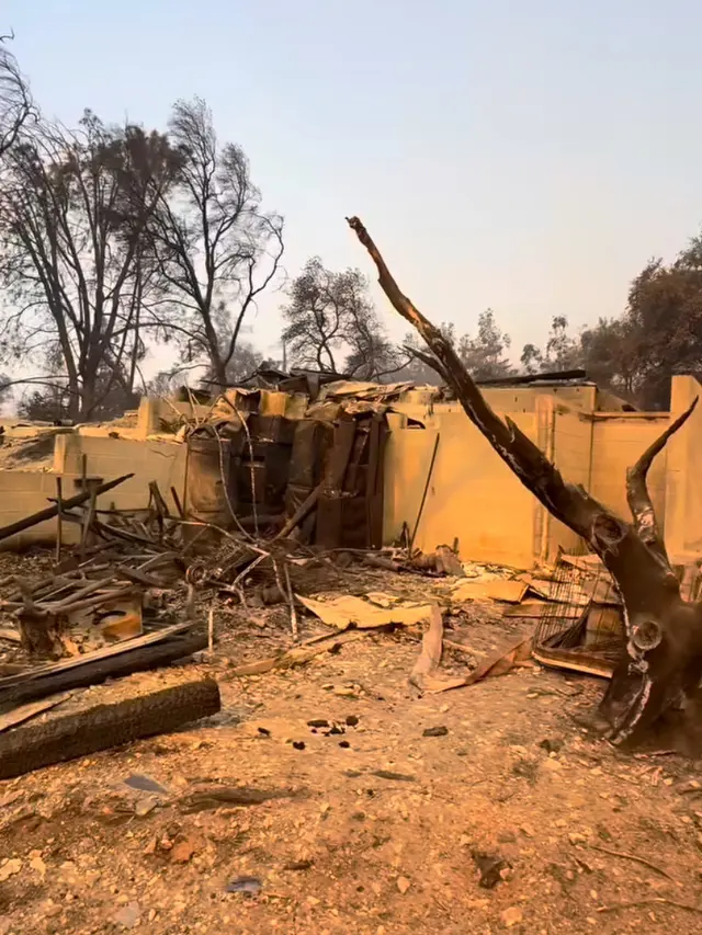 Rumah Jamie Chung dan Bryan Greenbreg setelah kebakaran