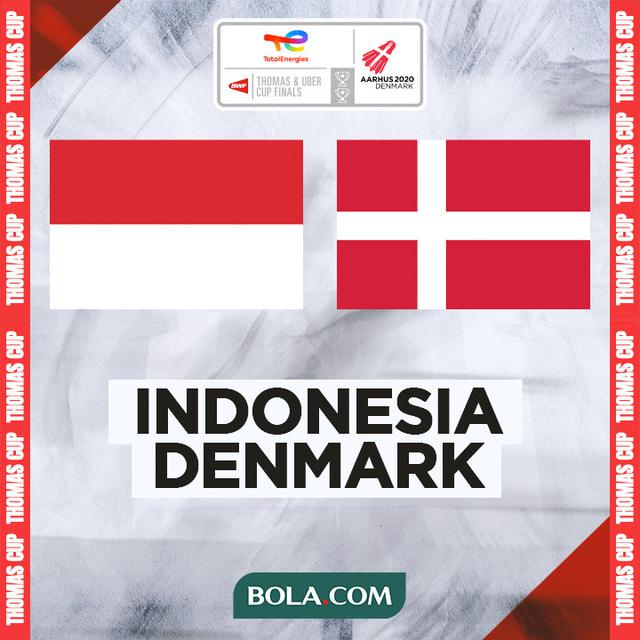 Piala Thomas - Indonesia Vs Denmark