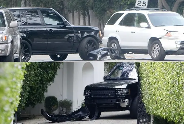 Mobil Range Rover hitam milik David Beckham