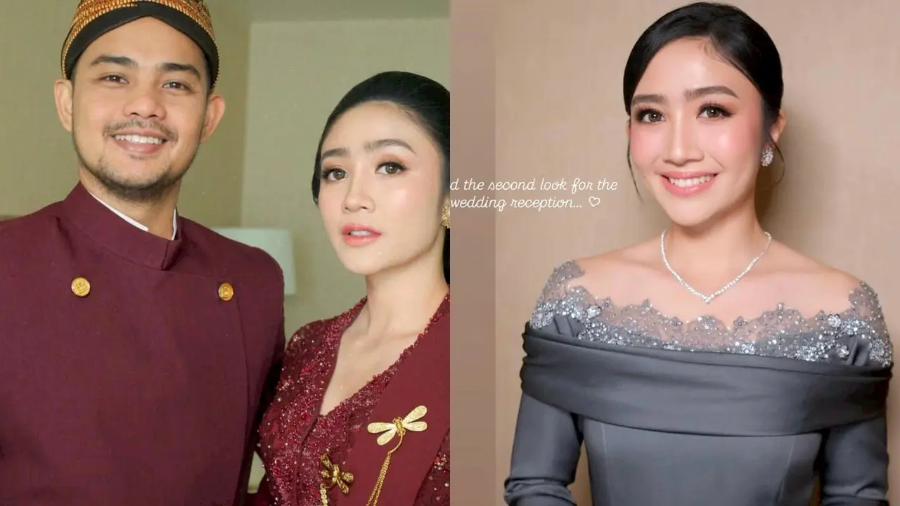 Dari Kebaya Tradisional ke Off-Shoulder Modern, Gaya Febby Rastanty di Resepsi Adik Bikin Terpukau
