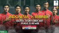 Kualifikasi AFC U19 Indonesia Vs Brunei_2 (Bola.com/Adreanus Titus)