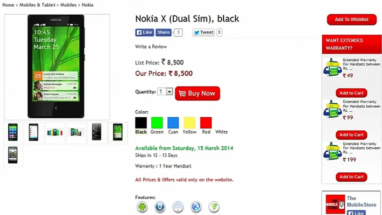 Setelah Malaysia, Giliran India yang Kebagian Nokia X