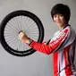 Pebalap BMX Putri Indonesia, Elga Kharisma Novanda. (elgakharisma.blogspot.co.id/)