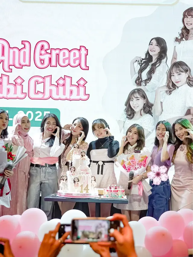 6 Potret Meet and Greet Chibi Chibi, Reuni Lengkap Bareng Anisa Rahma Setelah 14 Tahun