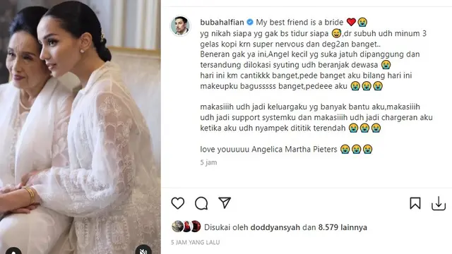 Angel Pieters (Foto: Instagram/@bubahalfian)