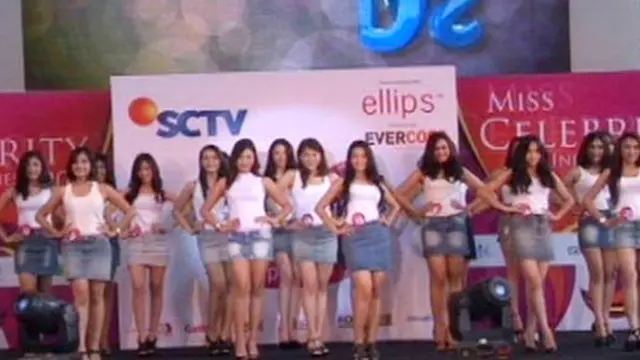 Cantik & Seksinya 10 Finalis Miss Celebrity SCTV Jakarta