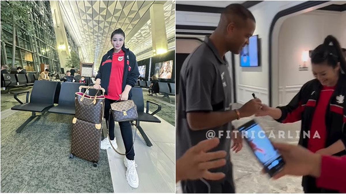 6 Potret Fitri Carlina Berangkat ke Australia, Persiapan Kawal Timnas Indonesia