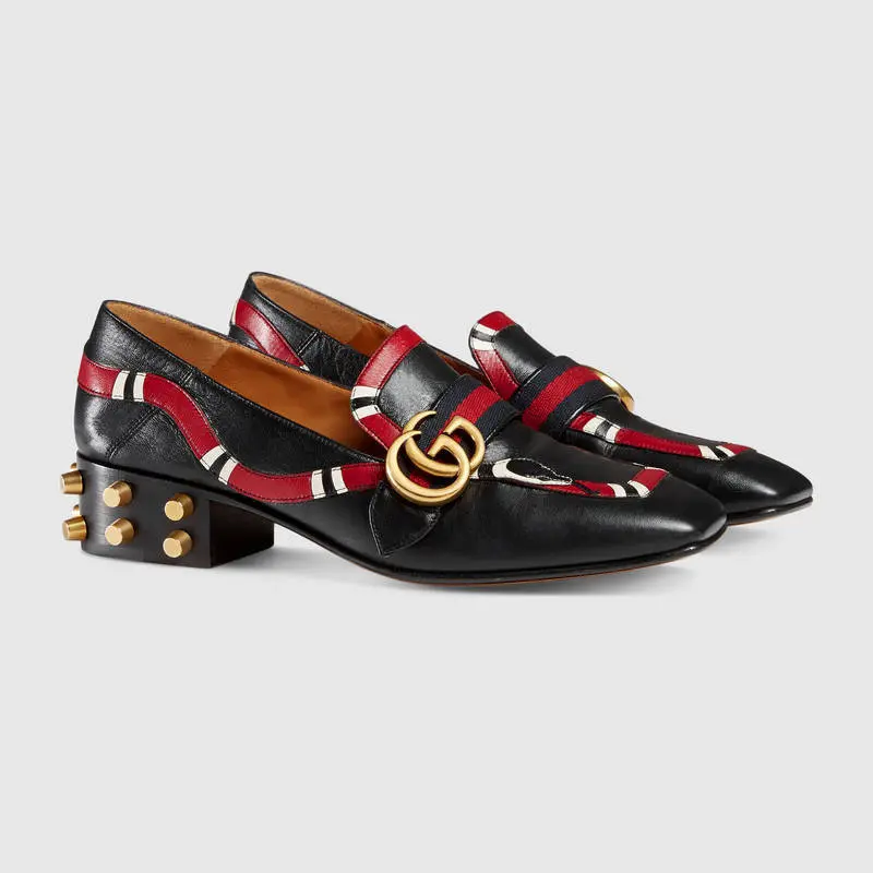 Leather snake loafer.  (Photo source: Gucci.com)