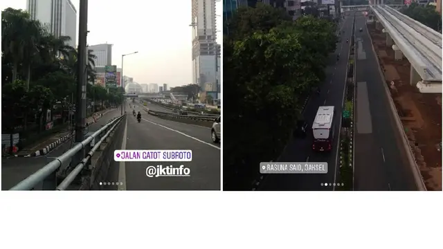 Sepi, Begini Penampakan Jakarta Setelah Ditinggal Mudik