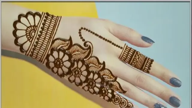Cara Membuat Gambar Henna