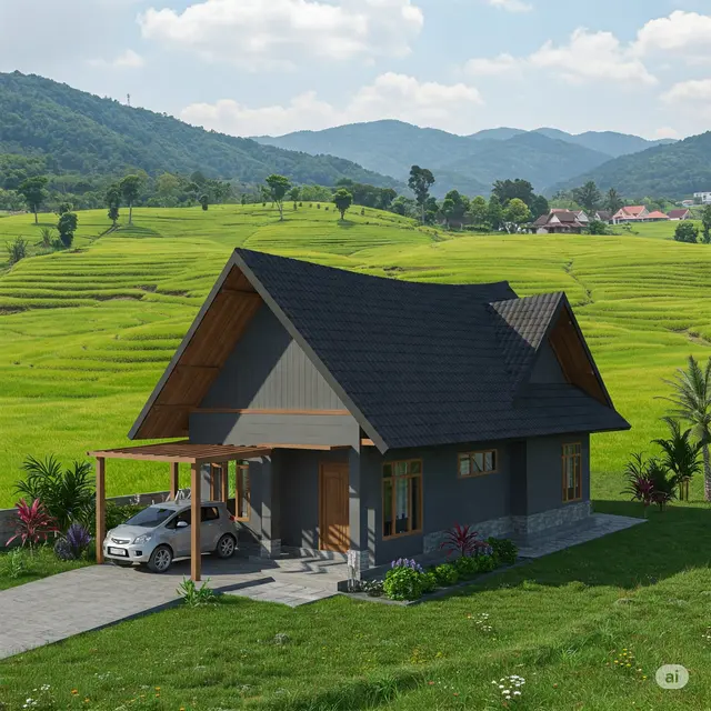 6 Rumah Bagus Sederhana Tapi Terkesan Mewah di Kampung, Tren Desain 2025