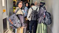 Potret artis Indonesia ikut aksi Global March to Gaza. (sumber: Instagram/hamidahrachmayanti)