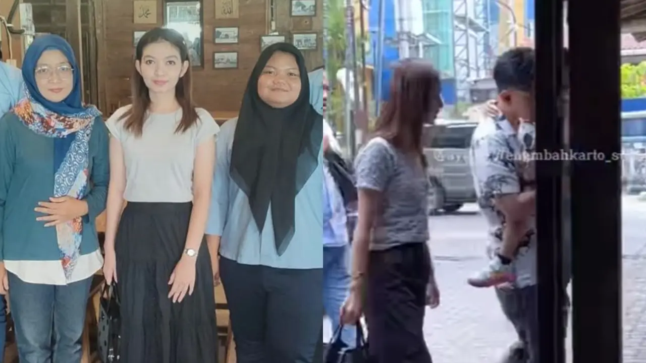 Gaya Menawan Selvi Ananda Makan Soto Pleret di Solo, Kenakan Sandal Mahal dengan Outfit Kasual
