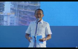 Menteri ESDM Bahlil Lahadalia saat Peresmian RDMP Balikpapan, Senin (12/1/2026). (Foto:Liputan6.com/Tira Santia)
