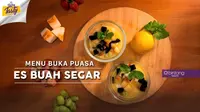 Menu Buka Puasa, Es Buah Segar. (Daniel Kampua/Bintang.com)