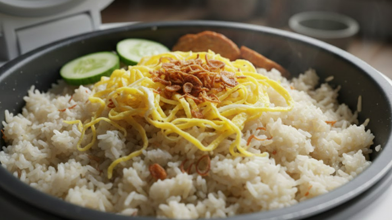 3 Resep Cara Membuat Nasi Uduk Pakai Rice Cooker, Praktis dan Anti Gagal
