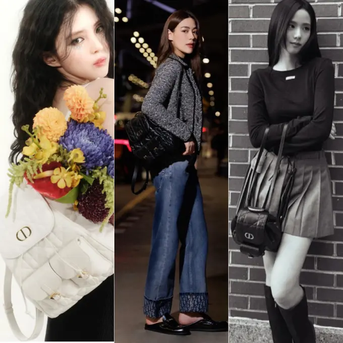 OOTD Publik Figure Asia Kenakan Tas Ransel Dior Rp69 jutaan