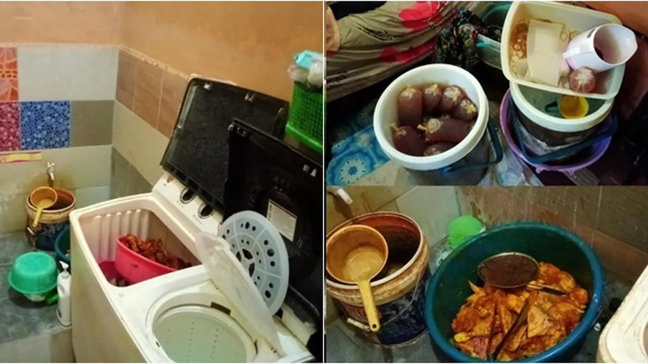 Kepergok Jualan ke Orang Tidak Puasa, Wanita Ini Sembunyikan Makanannya di Toilet