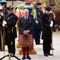 Empat anak Ratu Elizabeth II melaksanakan tradisi Vigil of The Princes di Katedral St. Giles, Skotlandia. (dok. Jane Barlow / POOL / AFP)