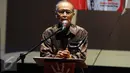 Mantan Ketua Umum Pengurus Pusat Muhammadiyah, Syafii Maarif saat menjadi pembicara dalam seminar Pemberantasan Korupsi yang Memberikan Efek Jera di Jakarta, Kamis (18/01). (Liputan6.com/Helmi Afandi) 