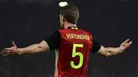 Bek tim nasional Belgia, Jan Vertonghen. (AFP/Emmanuel Dunand)