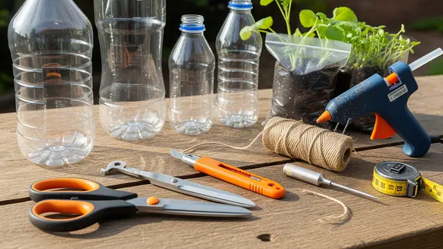 Pembuatan Kebun Tomat dengan Barang Bekas