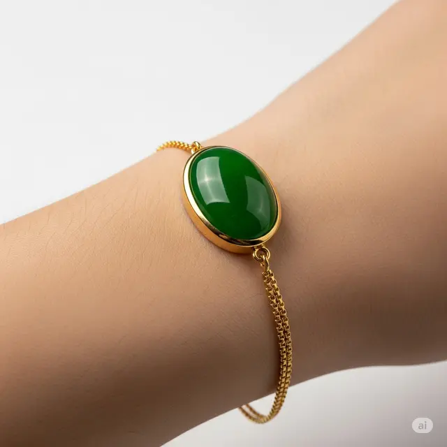 6 Model Gelang Giok Kombinasi Emas yang Elegan dan Mewah