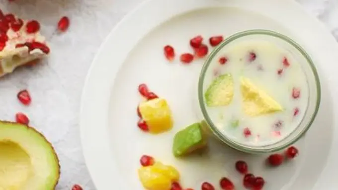 Es alpukat delima./Copyright cookpad.com/Trixie Gayatri