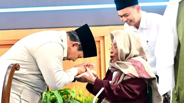 Momen Prabowo Silaturahmi Bareng Ulama, Pendakwah, hingga Pimpinan Ponpes di Istana