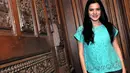 Sudah tiga Tahun menikah, Pemain film Ketika Cinta Bertasbih ini belum siap secara mental untuk memiliki momongan. (Liputan6.com/Panji Diksana)