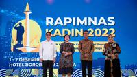 Ketua DPR RI Puan Maharani saat menghadiri acara Rapimnas Kadin Indonesia. (Istimewa)
