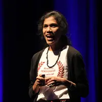 Butet Manurung menjadi salah satu narasumber di acara Inspirato pada Selasa (23/8/2016).