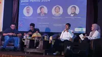 Dialog memprediksi wajah media saat pemilu 2024 (Liputan6.com/Fauzan)