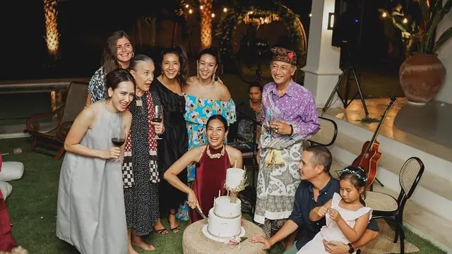 Momen Ulang Tahun ke-40 Happy Salma, Mewah dan Ada Tari Kecak