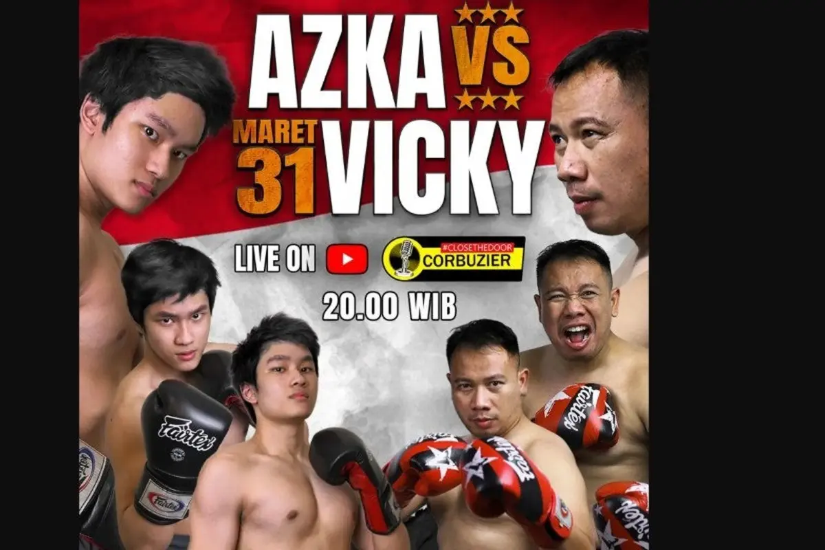 Azka Corbuzier Duel Tinju dengan Vicky Prasetyo