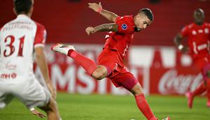 Penyerang America de Cali, Rodrigo Holgado. (Luis ROBAYO / AFP)