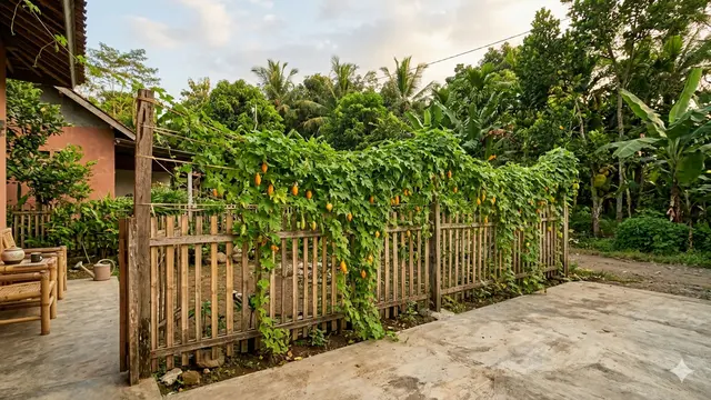 Tanaman Rambat Buah yang Cocok Ditanam Menggantung di Pagar Rumah. Gemini