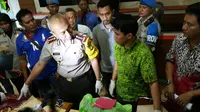 Kapolres Metro Jakarta Timur Kombes Muhammad Agung Budijono saat rilis kasus pembunuhan mahasiswi UMJ. (Liputan6.com/Nanda Perdana Putra)