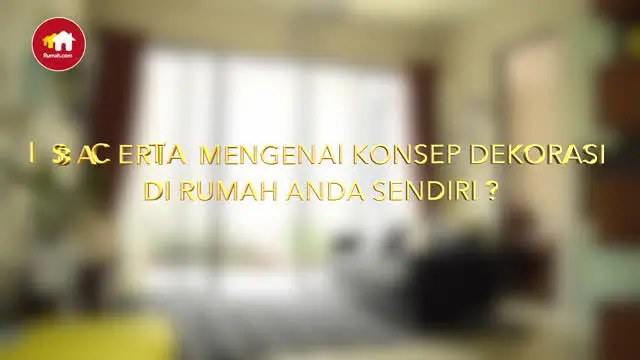 Ibu rumah tangga yang piawai mendekorasi rumah.