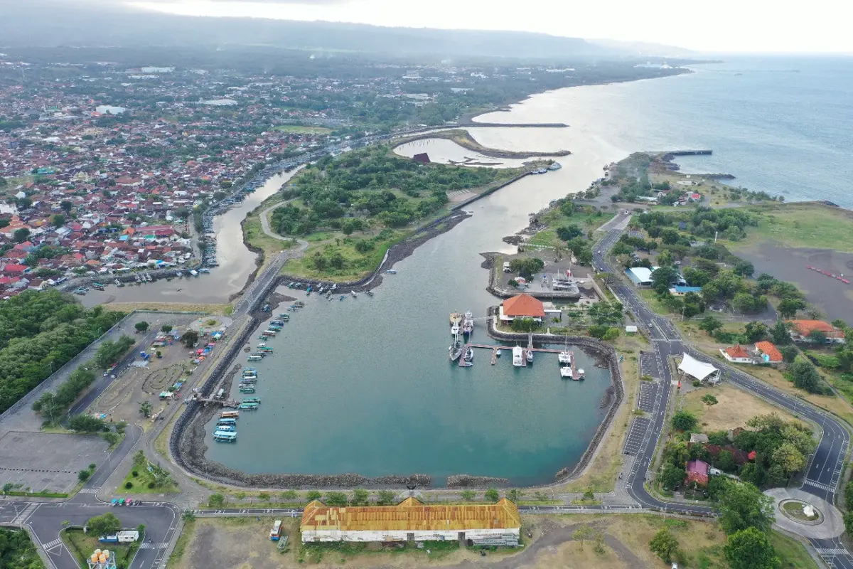 Kawasan Gedung Tua di Marina Boom Banyuwangi, yang akan dijadikan  pameran lukisan ArtOs Nusantara (Istimewa)