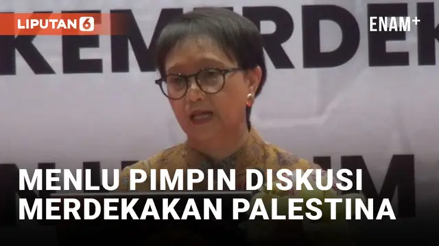 Menlu Retno Pimpin Diskusi Upaya Dukung Kemerdekaan Palestina Bersama Ahli Hukum