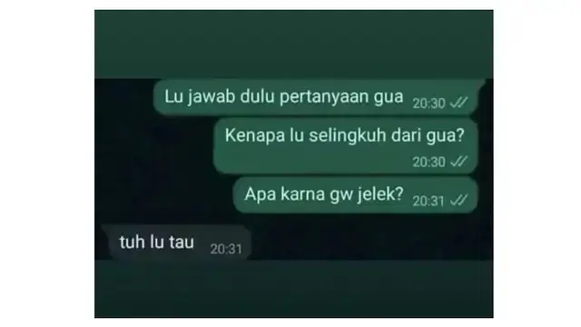 8 Chat Netizen saat Pacar Ketahuan Selingkuh Ini Bikin Geregetan