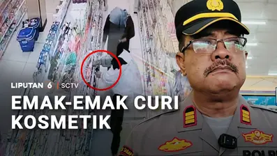 Pencurian tidak hanya menyasar benda berharga. Bahkan makeup alias kosmetik juga tidak luput dari incaran maling. Dua perempuan paruh baya terekam CCTV mencuri kosmetik senilai Rp2,4 juta.