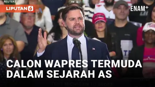 VIDEO: Profil JD Vance, Cawapres AS dari Partai Republik