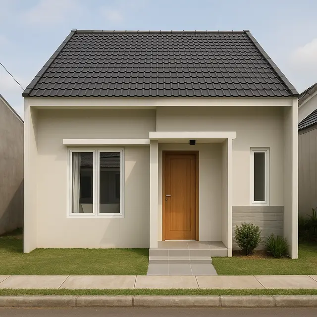 Desain Rumah Sederhana dengan Budget Terbatas (Foto: ChatGPT)